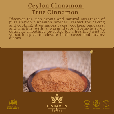 Premium Grade Ceylon Cinnamon Powder 100g