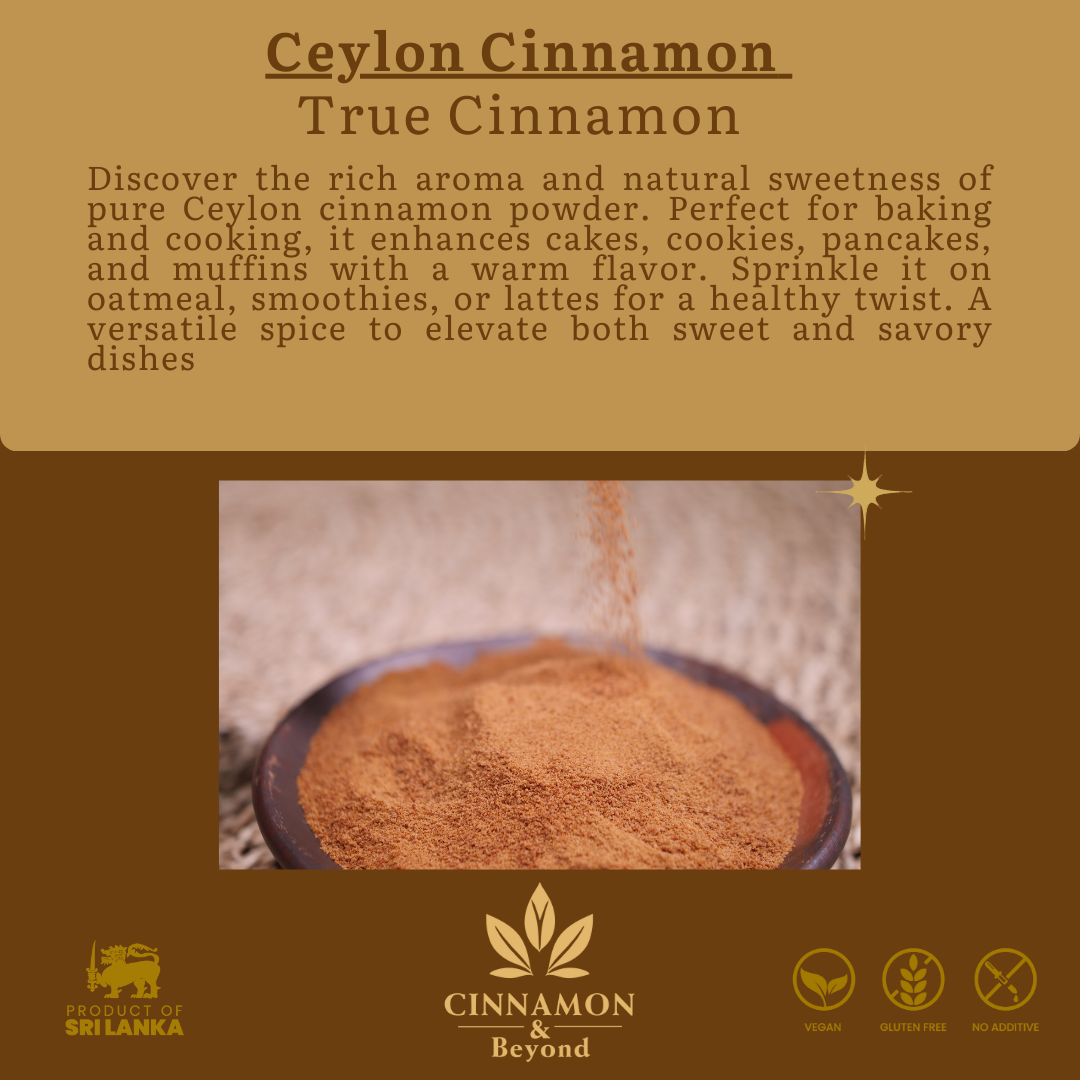 Premium Grade Ceylon Cinnamon Powder 100g