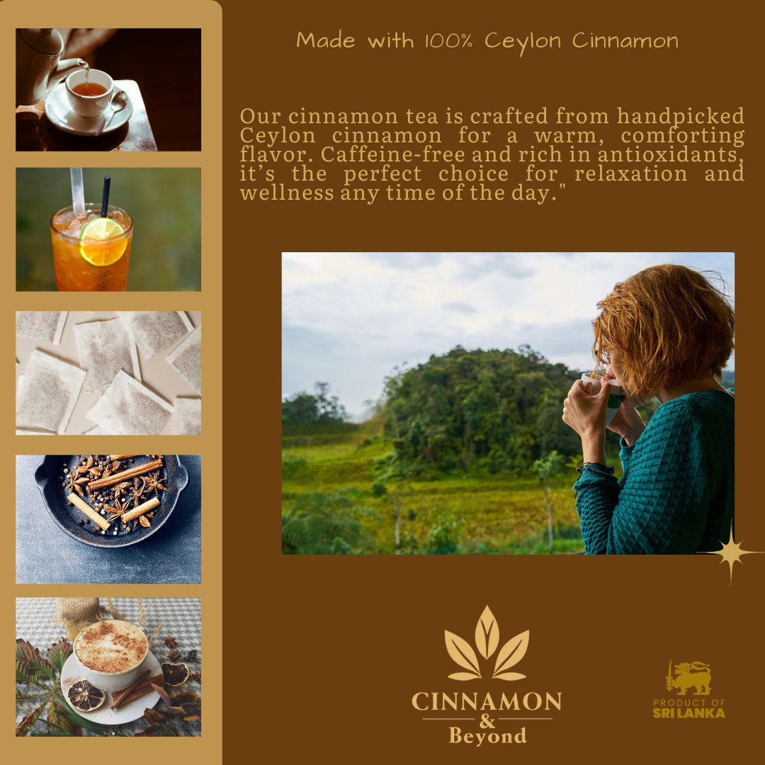 Premium Grade Ceylon cinnamon Tea  (25 bags)